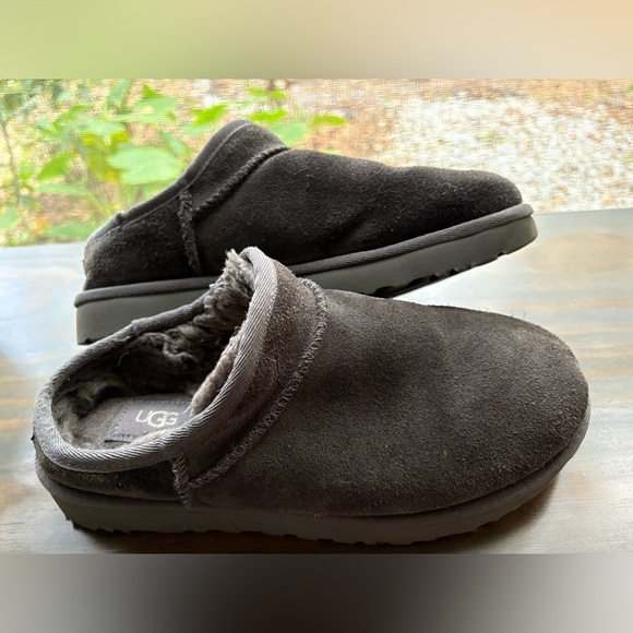 UGG Classic Slippers - charcoal grey- size 8/39 - Picture 15 of 16